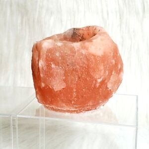 Pink Salt Tea Light Boho Natural Candle Holder